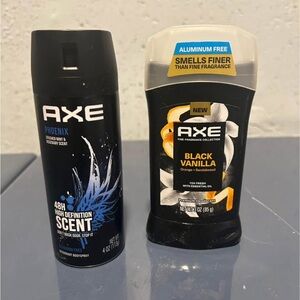 Axe mens deodorant stick & body spray bundle